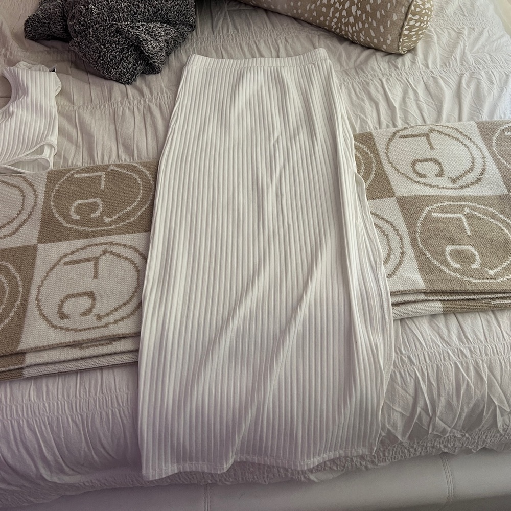 White Princess Polly Maxi Skirt